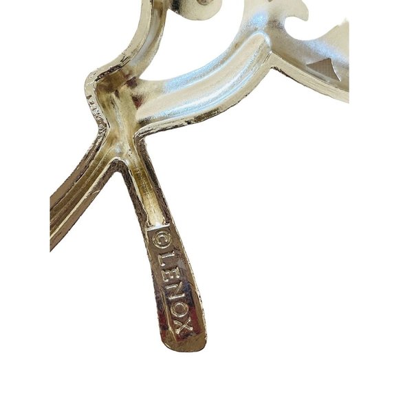 Lenox Reindeer Ornament American by Design 5" High Sparkle and Scroll Crystal - Picture 4 of 4